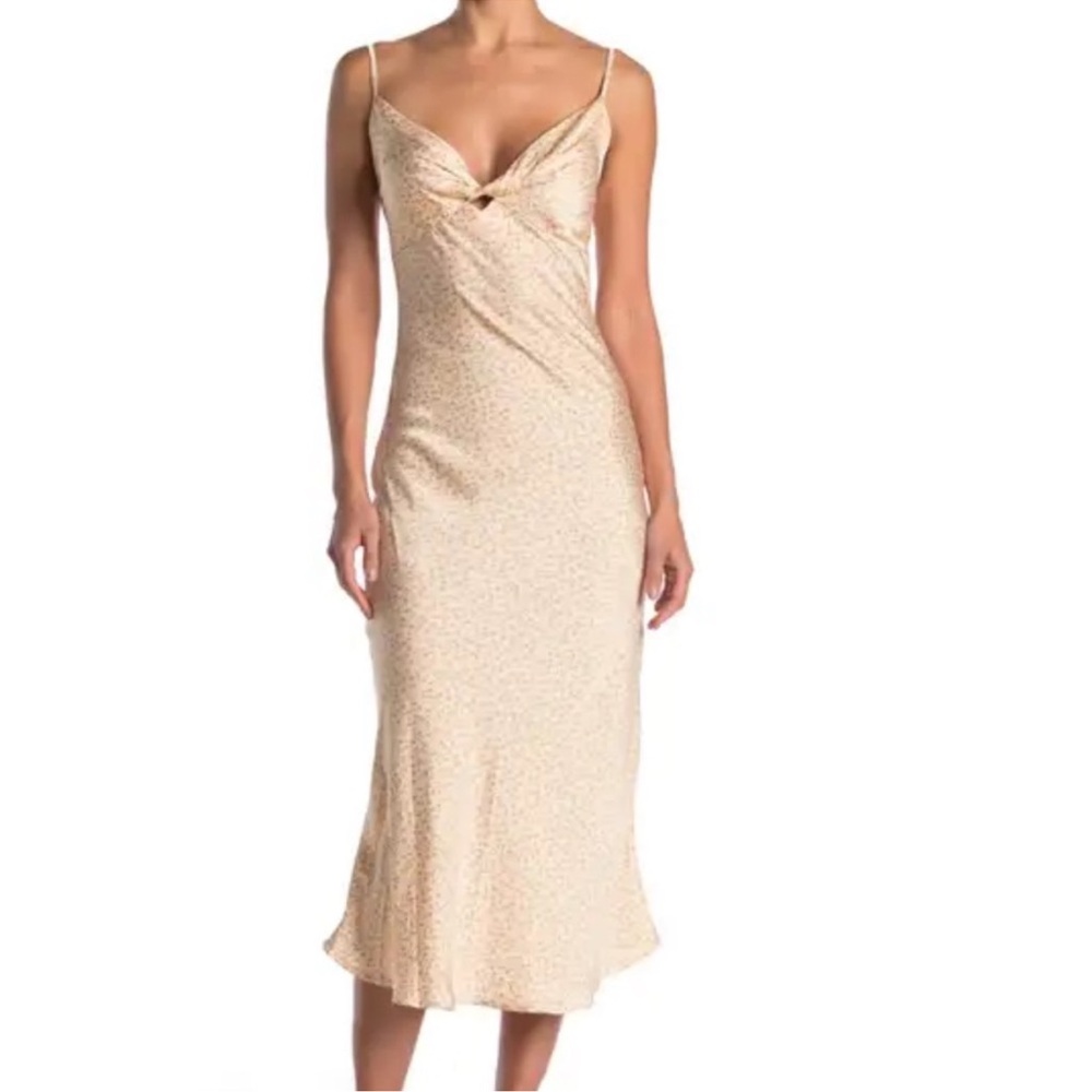 Floral Satin Slip Dress